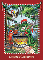 Cajun Christmas Holiday Cards